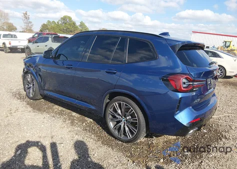2022 BMW X3 Sdrive30I from USA, damaged, VIN 5UX43DP05N9L58265